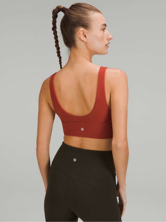 lululemon athletica Other - Align™ Reversible Bra Light Support, A/b Cup In Mulled Wine/canyon Orange